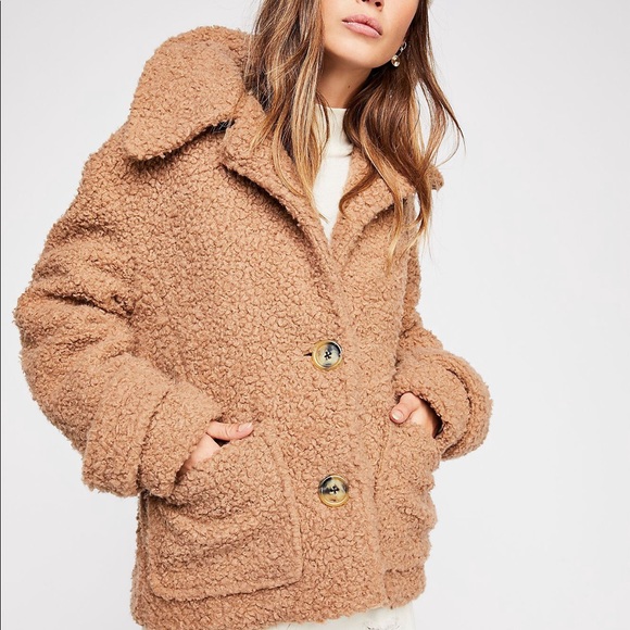 Free People Jackets & Blazers - *NWT* 33% OFF * Free People Teddy Bear Jacket